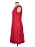 db established 1962 100% Polyester Hearts Red Cocktail Dress Size 12 - photo 5