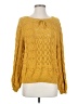 Alya Yellow Pullover Sweater Size S - photo 1