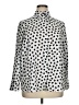 ASOS Curve 100% Polyester Hearts Silver Long Sleeve Blouse Size 16 - photo 1