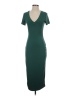 Unbranded Solid Green Casual Dress Size S - photo 1