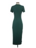 Unbranded Solid Green Casual Dress Size S - photo 2