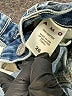 AMO 100% Cotton Hearts Blue Jeans Size 26 waist - photo 7