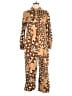 FARM Rio Animal Print Brown Jumpsuit Size M - photo 1