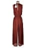 DRA 100% Polyester Solid Brown Jumpsuit Size S - photo 2