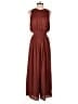 DRA 100% Polyester Solid Brown Jumpsuit Size S - photo 1
