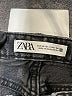 Zara 100% Cotton Black Denim Shorts Size 2 - photo 3