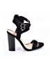 Just Fab Black Sandals Size 7 1/2 - photo 1