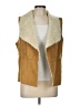 Talbots 100% Polyester Tan Faux Fur Vest Size L - photo 1