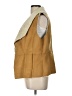 Talbots 100% Polyester Tan Faux Fur Vest Size L - photo 5