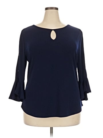 7th Avenue Design Studio New York & Company 3/4 Sleeve Top (view 1)