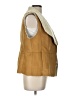 Talbots 100% Polyester Tan Faux Fur Vest Size L - photo 4