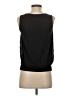 Ann Taylor LOFT 100% Polyester Black Sleeveless Blouse Size XXS (petite) - photo 2
