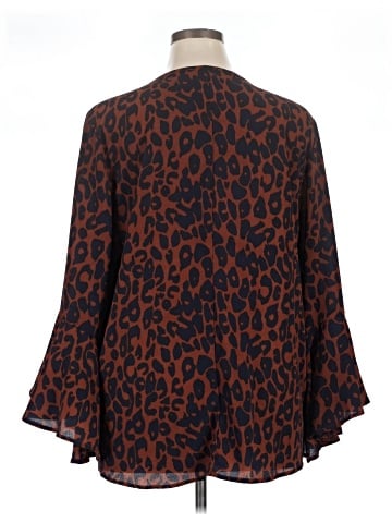 She + Sky Long Sleeve Blouse (view 2)