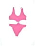 LA Hearts Hearts Pink One Piece Swimsuit Size L - photo 2