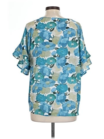 Umgee Short Sleeve Blouse (view 2)