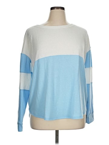 Blue Rain Pullover Sweater (view 1)