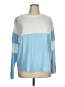 Blue Rain Color Block Blue Pullover Sweater Size XL - photo 1