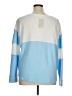 Blue Rain Color Block Blue Pullover Sweater Size XL - photo 2