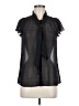 Ann Taylor LOFT 100% Polyester Black Short Sleeve Blouse Size XS - photo 1