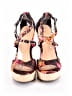 Shoedazzle Tropical Orange Wedges Size 7 1/2 - photo 2