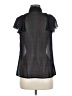Ann Taylor LOFT 100% Polyester Black Short Sleeve Blouse Size XS - photo 2