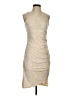 Nine West Metallic Gold Cocktail Dress Size S - photo 1