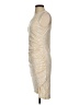Nine West Metallic Gold Cocktail Dress Size S - photo 5