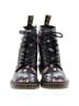 Dr. Martens Floral Black Ankle Boots Size 8 - photo 2