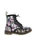 Dr. Martens Floral Black Ankle Boots Size 8 - photo 1