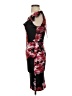 Aqua Floral Black Cocktail Dress Size S - photo 5