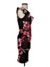 Aqua Floral Black Cocktail Dress Size S - photo 4
