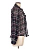 Weavers 100% Polyester Plaid Black Long Sleeve Blouse Size L - photo 4