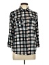 Eden & Olivia Plaid Gray 3/4 Sleeve Blouse Size L - photo 1