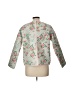 Victoria Dunn 100% Cotton Floral Ivory White Jacket Size L - photo 2