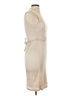 Chesley Solid Tan Cocktail Dress Size L - photo 4
