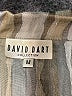 David Dart Silver 3/4 Sleeve Button-Down Shirt Size M - photo 7