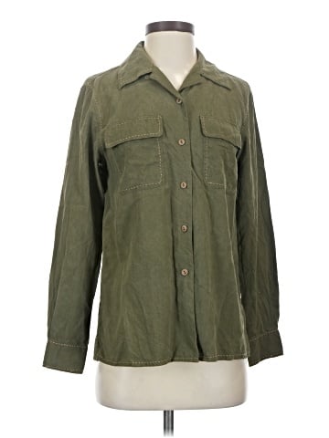 Silkland Long Sleeve Silk Top (view 1)