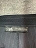 Zara Chevron-herringbone Blue Dress Pants Size M - photo 7