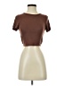 PacSun Brown Short Sleeve Turtleneck Size XS - photo 1