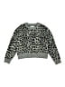 Zara Animal Print Gray Pullover Sweater Size 9 - 10 - photo 1