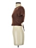 PacSun Brown Short Sleeve Turtleneck Size XS - photo 5
