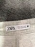 Zara Checkered-gingham Gray Casual Pants Size 2 - photo 4