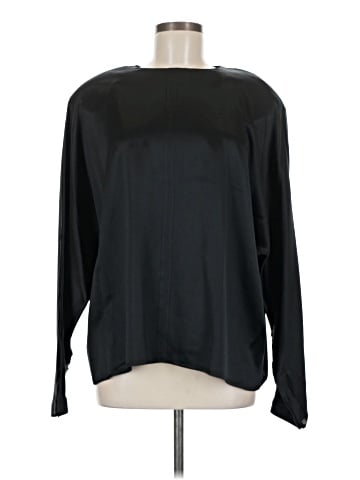 Robinson's Long Sleeve Silk Top (view 1)