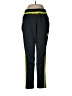 Adidas 100% Polyester Color Block Green Track Pants Size M - photo 1