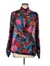 Teddi Floral Teal Long Sleeve Blouse Size L (estimated) - photo 1