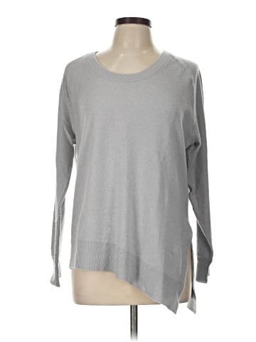 Aqua Cashmere Pullover Sweater (view 1)