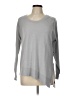Aqua 100% Cashmere Gray Cashmere Pullover Sweater Size L - photo 1