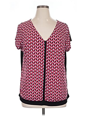 Worthington Short Sleeve Blouse (view 1)
