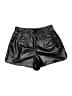 Paige 100% Polyurethane Metallic Black Shorts Size 4 - photo 2