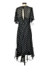 Calvin Klein 100% Polyester Polka Dots Black Casual Dress Size S (estimated) - photo 2